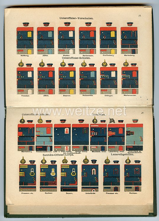 Buch: Die Uniformen der Deutschen Armee, 1. Abteilung Bild 2
