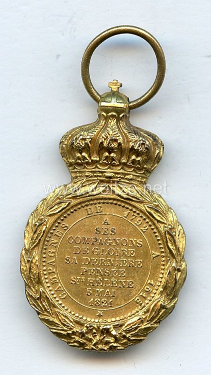 Frankreich St.Helena Medaille zur Erinnerung an den Tod Napoleons I., 1821 Bild 2