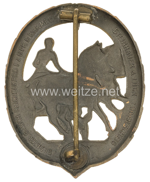 Deutsches Fahrerabzeichen in Bronze mit Minatur im Pappetui Bild 2