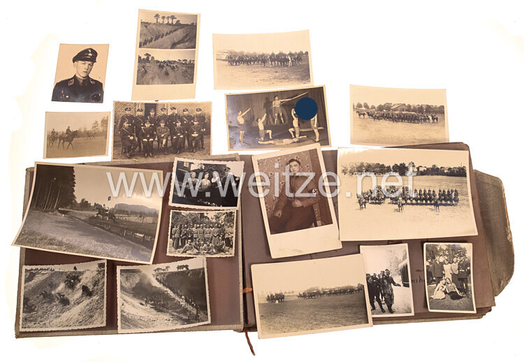 Allgemeine-SS / Wehrmacht Fotoalbum eines Angehörigen der SS-Reiterstandarte 4. und seines Bruders vom Kavallerie-Regiment 14. Bild 2