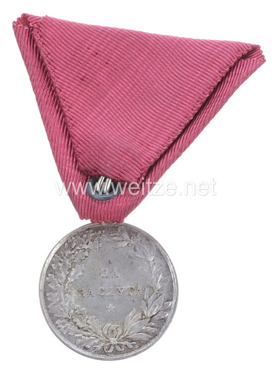 Königreich Bulgarien Verdienstmedaille in Silber Bild 2