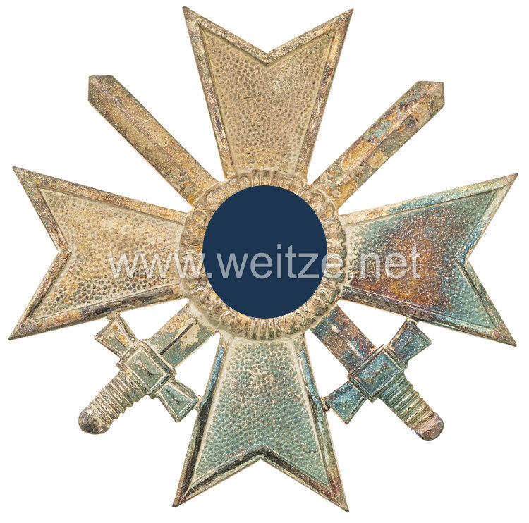 Kriegsverdienstkreuz 1939 1. Klasse mit Schwertern im Etui - Deschler & Sohn Bild 2