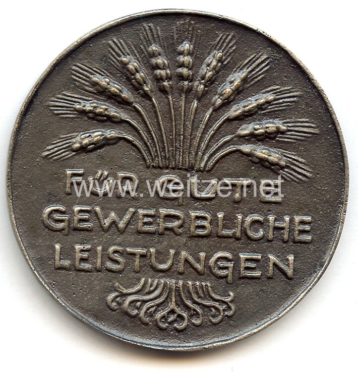 Weimarer Republik - Medaille " Für gute gewerbliche Leistungen - Oberrheinische Landw. Ausstellung Waldshut 1926 " Bild 2