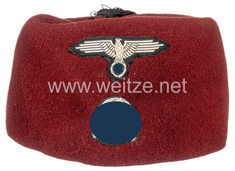 Waffen-SS roter Fez für moslemische Freiwillige der Div. "Prinz Eugen", bzw. "Handschar" Bild 2