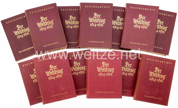 Reichsarchiv - Der Weltkrieg 1914 bis 1918 (Band 1-12), Bild 2