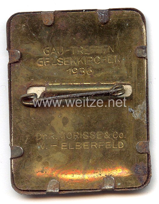 NSDAP - Gautreffen Westfalen-Nord 1936 " Freiheit u. Ehre - Knickmann - Deutschland erwache " in Gelsenkirchen Bild 2