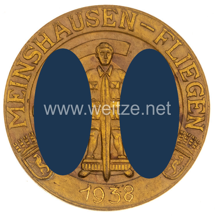 DLV/NSFK Goldene Sieger-Medaille "Meinshausen-Fliegen der Berliner Schuljugend Berlin 1938" Bild 2