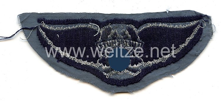 RLB Reichsluftschutzbund kleines Schiffchen-Emblem für Führer "Luftschutz" Bild 2