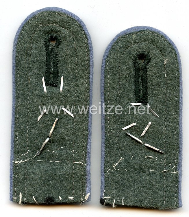 Wehrmacht Heer Paar Schulterstücke Feldwebel Kraftfahr-Abteilung Nr. 10 Bild 2