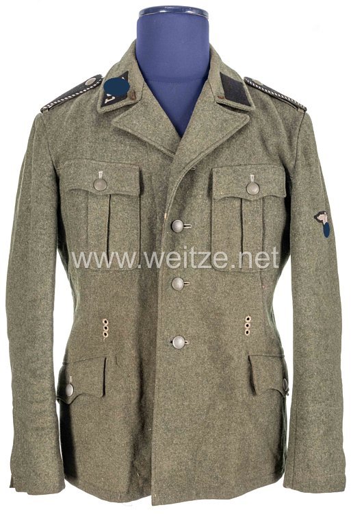 SS-Verfügungstruppe Feldbluse M 1936 für einen SS-Mann der 7. Kompanie, SS-Regiment 1 "Deutschland" Bild 2