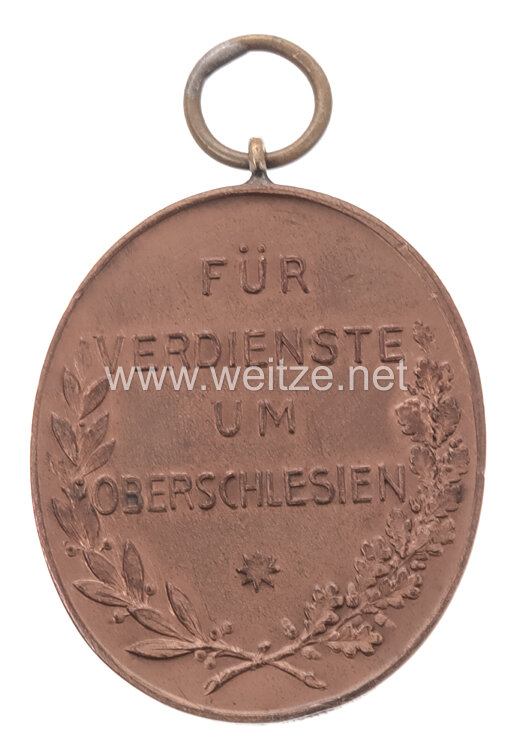 Freikorps Oberland Bronzene Gedenkmünze "Für Verdienste um Oberschlesien" Bild 2