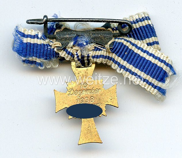 Ehrenkreuz der Deutschen Mutter in Gold - Miniatur Bild 2