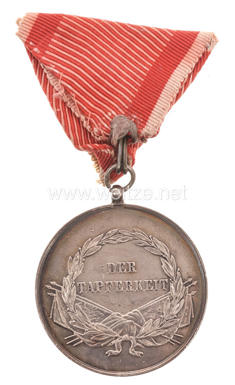 Österreich Große Silberne Tapferkeitsmedaille Kaiser Franz Joseph I. Bild 2
