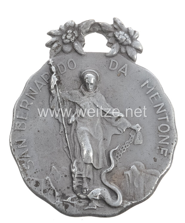 Königreich Italien Medaille "San Bernardo Da Mentone" Bild 2