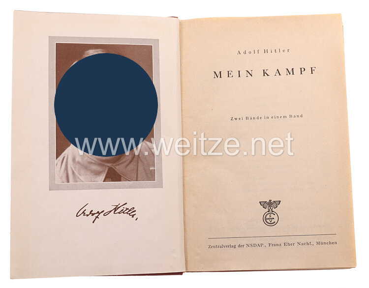 Mein Kampf - Dünndruckausgabe oder Feldpostausgabe von 1942 Bild 2