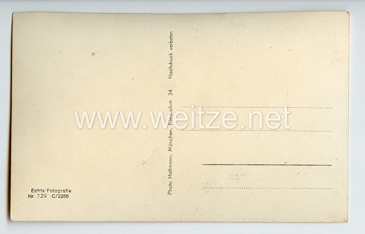 III. Reich - Propaganda-Postkarte - " Adolf Hitler - Kleiner Besuch auf Obersalzberg " Bild 2