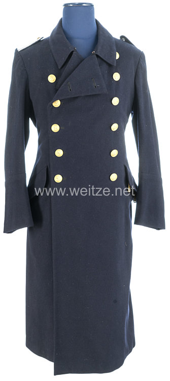 Kriegsmarine dunkelblauer Mantel für einen Leutnant zur See Bild 2