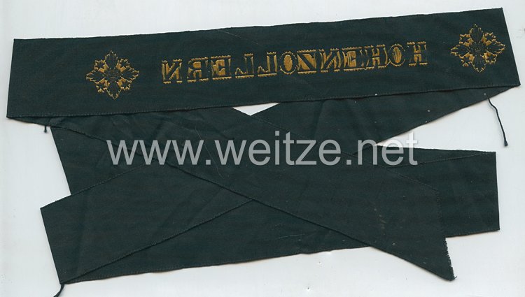 Kaiserliches Mützenband "Hohenzollern" für Kinder-Matrosenmütze  Bild 2