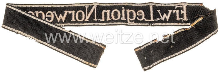 Waffen-SS Ärmelband für Mannschaften der "Freiwilligen Legion Norwegen" Bild 2