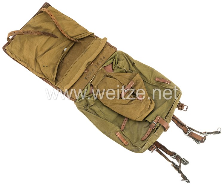 Wehrmacht Tornister sogenannter "Affe Rucksack" Bild 2