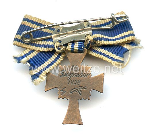 Ehrenkreuz der Deutschen Mutter in Bronze - Miniatur Bild 2