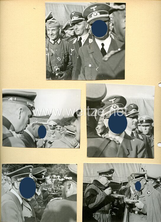 III. Reich Fotogruppe, Adolf Hitler besucht auf einen Feldflugplatz die Truppe Bild 2