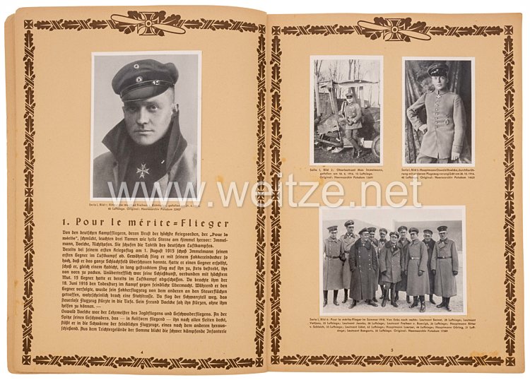 Der Weltkrieg 1914/18 : Der Luftkrieg II L - Zigaretten Sammelbilderalbum Bild 2