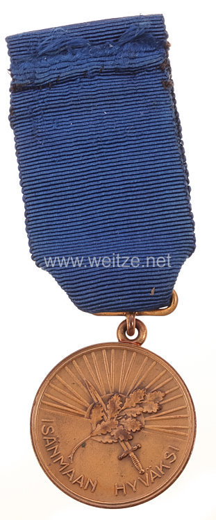Finnland Orden der weißen Rose Bronzene Verdienstmedaille Bild 2