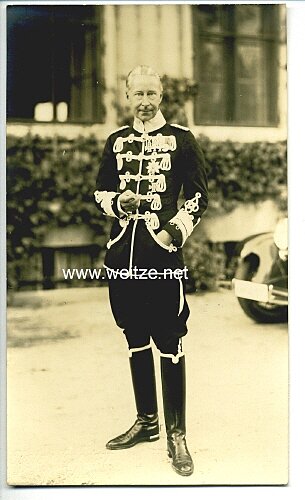 Kronprinz Wilhelm von Preussen - Faksimileunterschrift auf einer Postkarte Bild 2