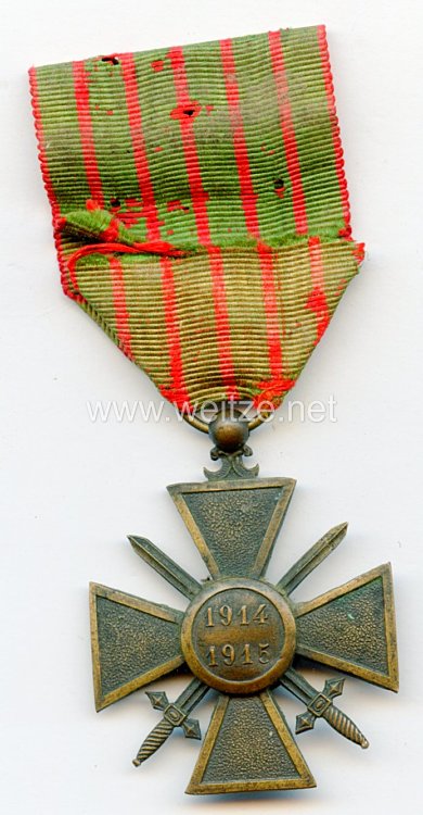 Frankreich "Croix de guerre 1914-1915" Bild 2