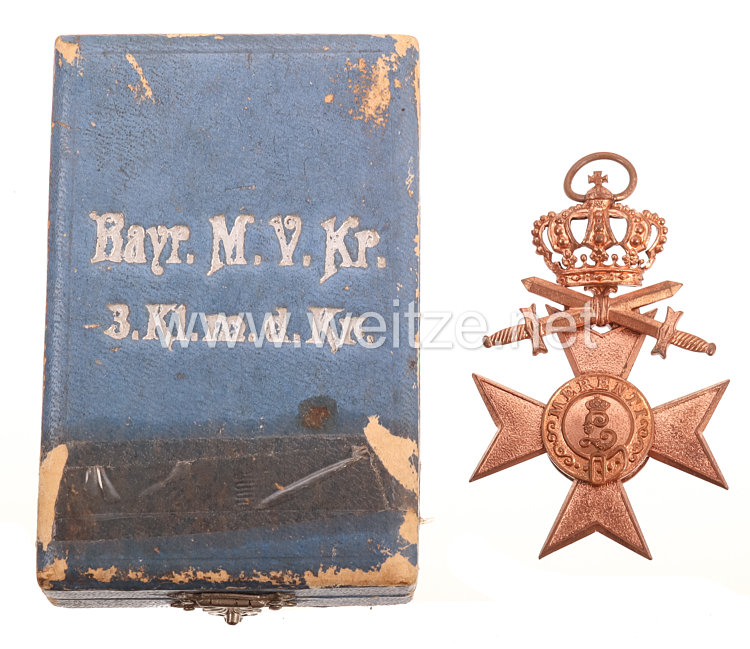 Bayern Militär-Verdienst-Kreuz 3. Klasse mit Schwertern und Krone Bild 2