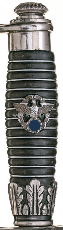III. Reich Polizei Führerdegen, Luxusfertigung mit echter Damastklinge ! Bild 2