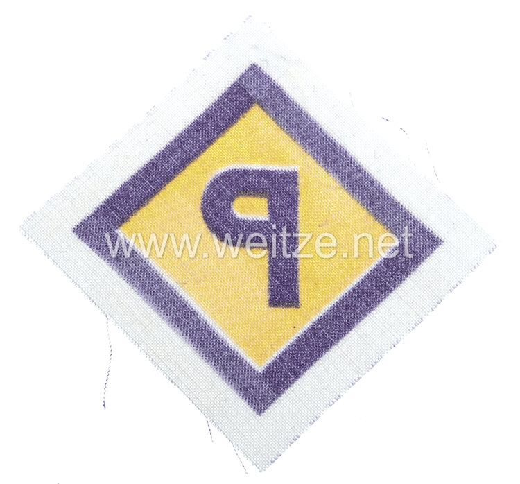 Brustabzeichen "P" für polnische Fremdarbeiter Bild 2