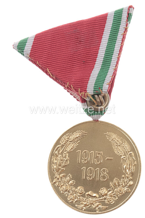 Bulgarien Kriegs-Erinnerungsmedaille 1915 - 1918 Bild 2
