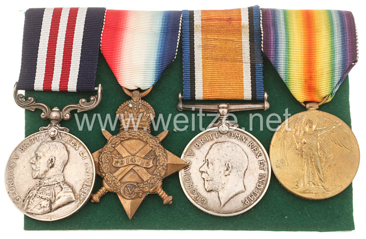 England 1. Weltkrieg Ordensnachlass des Gefreiten "Samuel John Goulbourne" bei der "Rifle Brigade" und Träger der "Military Medal"  Bild 2