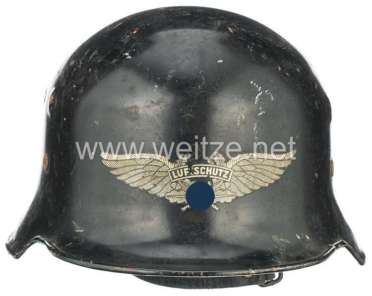 Reichsluftschutzbund Stahlhelm M34 Bild 2