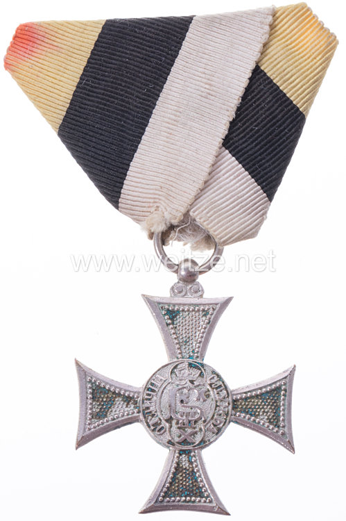 Königreich Bulgarien Boris III. Dienstauszeichnung für Offiziere 2. Klasse für 10 Jahre Bild 2