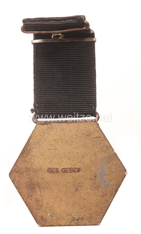 1. Weltkrieg Uhranhänger eines Angehörigen einer Maschinengewehr Kompanie  Bild 2