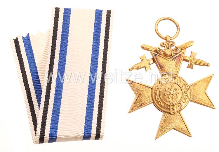 Bayern Militär-Verdienstkreuz 3. Modell ab 1913: Kreuz 1. Klasse mit Schwertern Bild 2