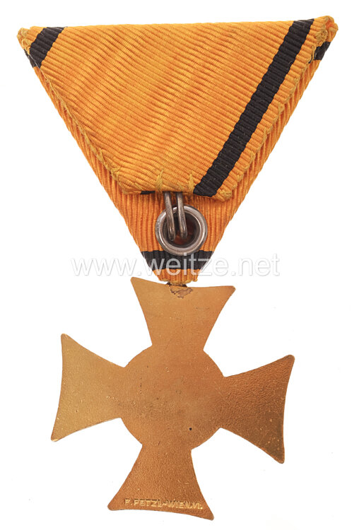 Österreich 1. Republik Militärdienstzeichen 2. Klasse 5 Jahre für zeitverpflichetete Soldaten Bild 2