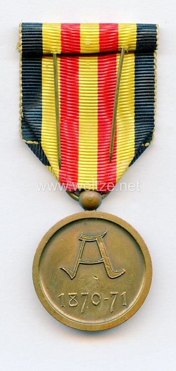 Belgien "Médaille Commémorative 1870" Bild 2
