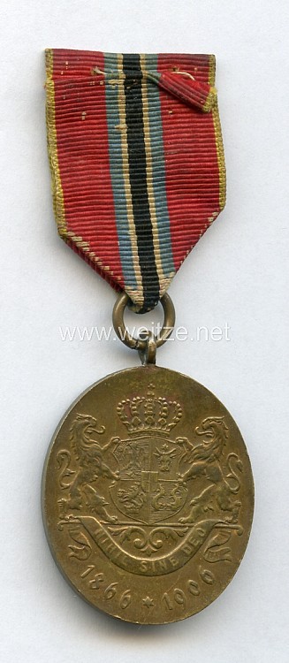 Rumänien Regierungs - Jubiläumsmedaille 1906 - in Bronze Bild 2