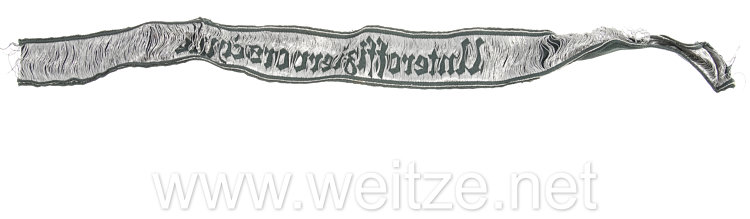 Wehrmacht Heer Ärmelband "Unteroffiziervorschule" Bild 2