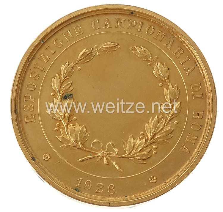 Italien Prämien-Medaille "Esposizione Campionaria di Roma 1926" Bild 2