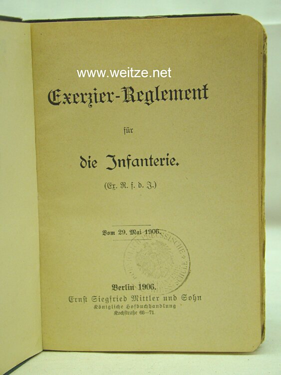 D.V.E.Nr. 130 Exerzier-Reglement für die Infanterie, Bild 2