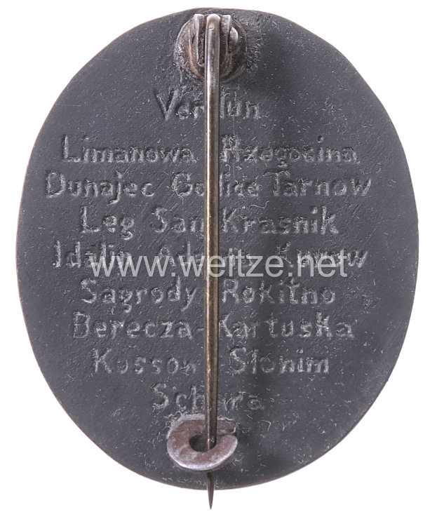 "Eiserne 47. Res. Division" tragbares Ehrenzeichen Bild 2
