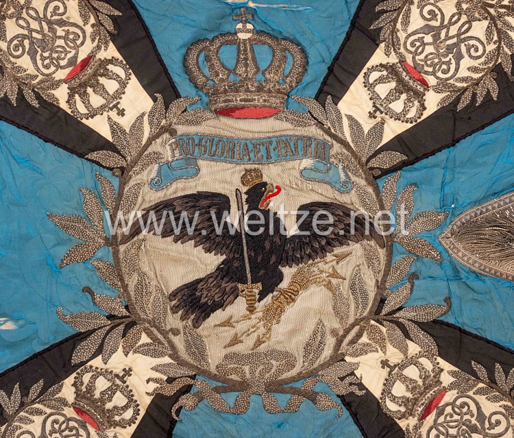 Königreich Preußen Fahnentuch der Regimentsstandarte des Ulanen-Regiment „Graf zu Dohna“ (Ostpreußisches) Nr. 8 Bild 2