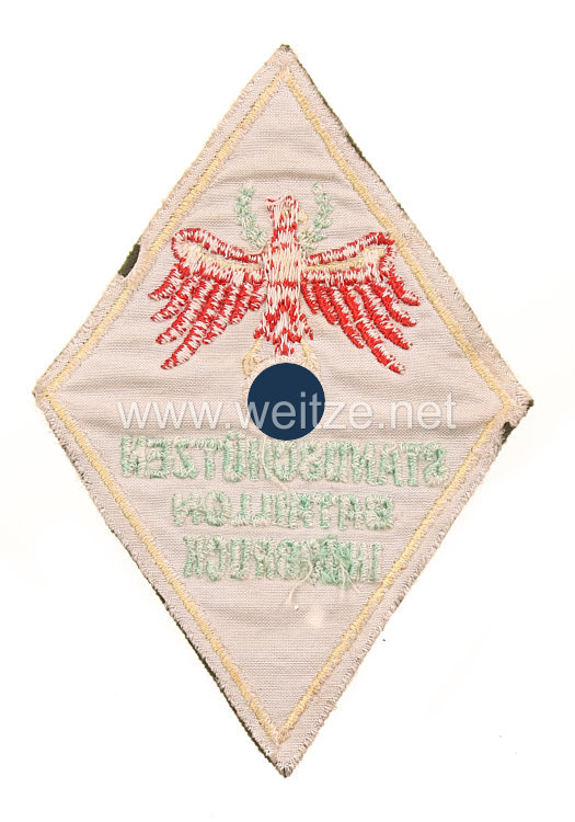 Wehrmacht Volksturm Ärmelabzeichen "Standschützen Bataillon Innsbruck" Bild 2