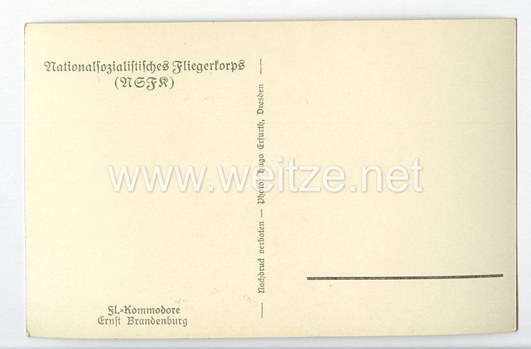 Fliegerei 1. Weltkrieg - Deutsche Fliegerhelden und Pour le Merite Träger - " Fl.-Kommodore Ernst Brandenburg " Bild 2
