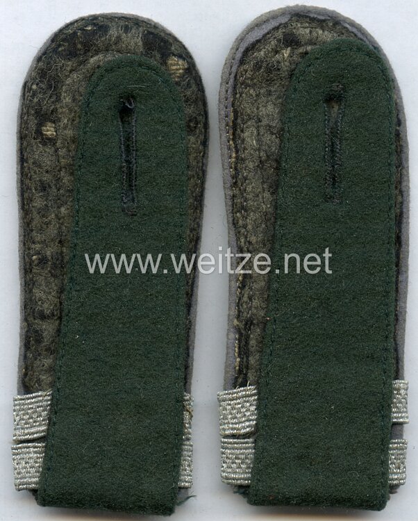 Wehrmacht Heer Paar Schulterstücke eines Offiziersanwärter der Kraftfahrtruppe Bild 2